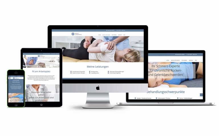WordPress Agentur Köln - Projekt mobile-chiropraxis.de