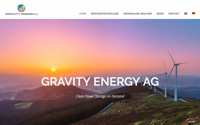 WordPress Köln - Projekt Gravityenergyag.com