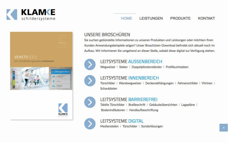 WordPress Köln - Projekt Klamke.de