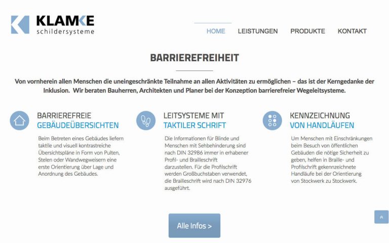 WordPress Köln - Projekt Klamke.de