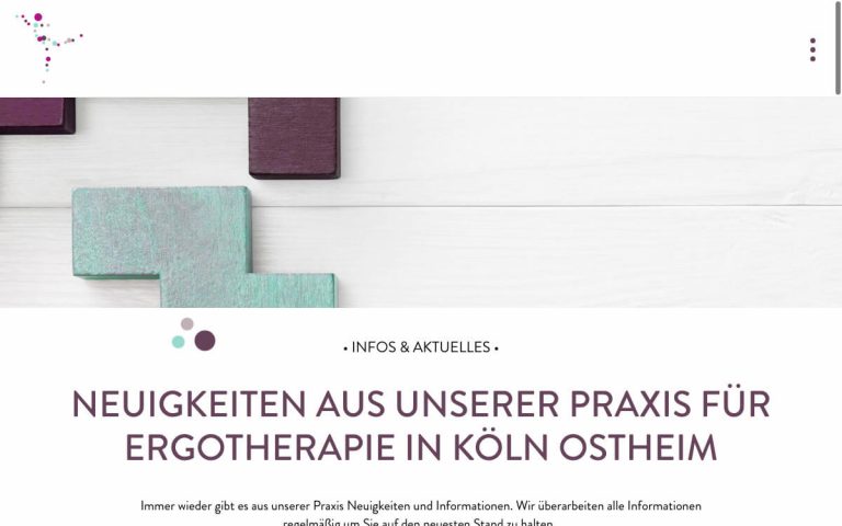 WordPress Spezialist Köln - Projekt Ergotherapie Kuschel